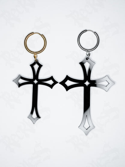 Cross earrings