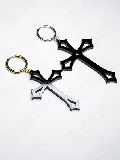 Cross earrings