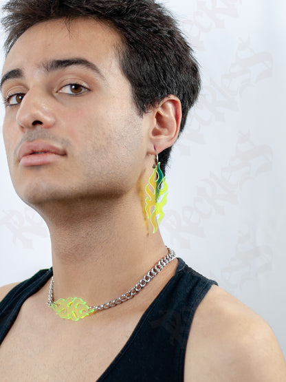 Flames necklace