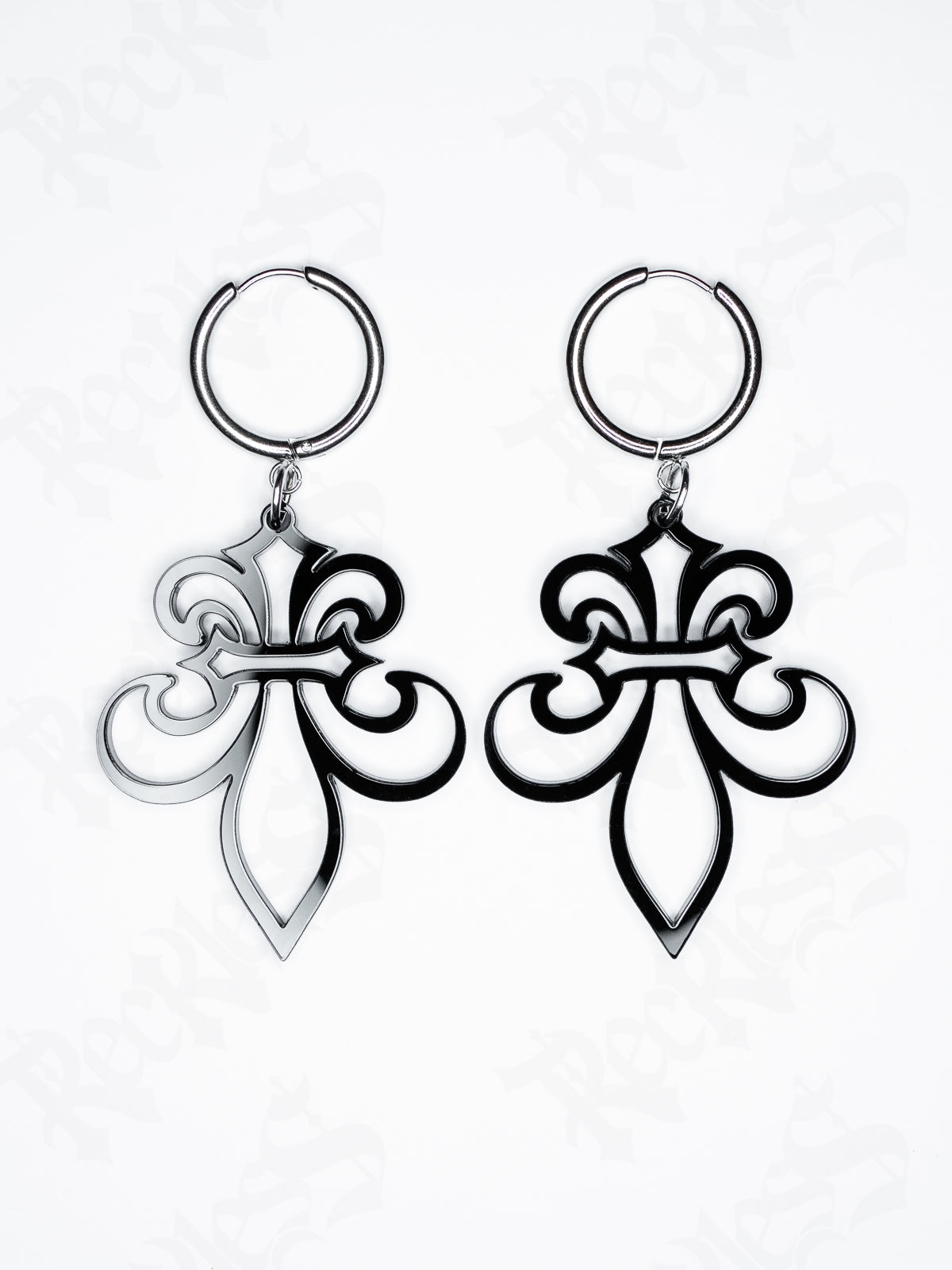 Boucles d'oreilles Fleur de lys