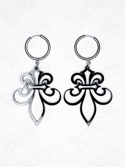 Boucles d'oreilles Fleur de lys