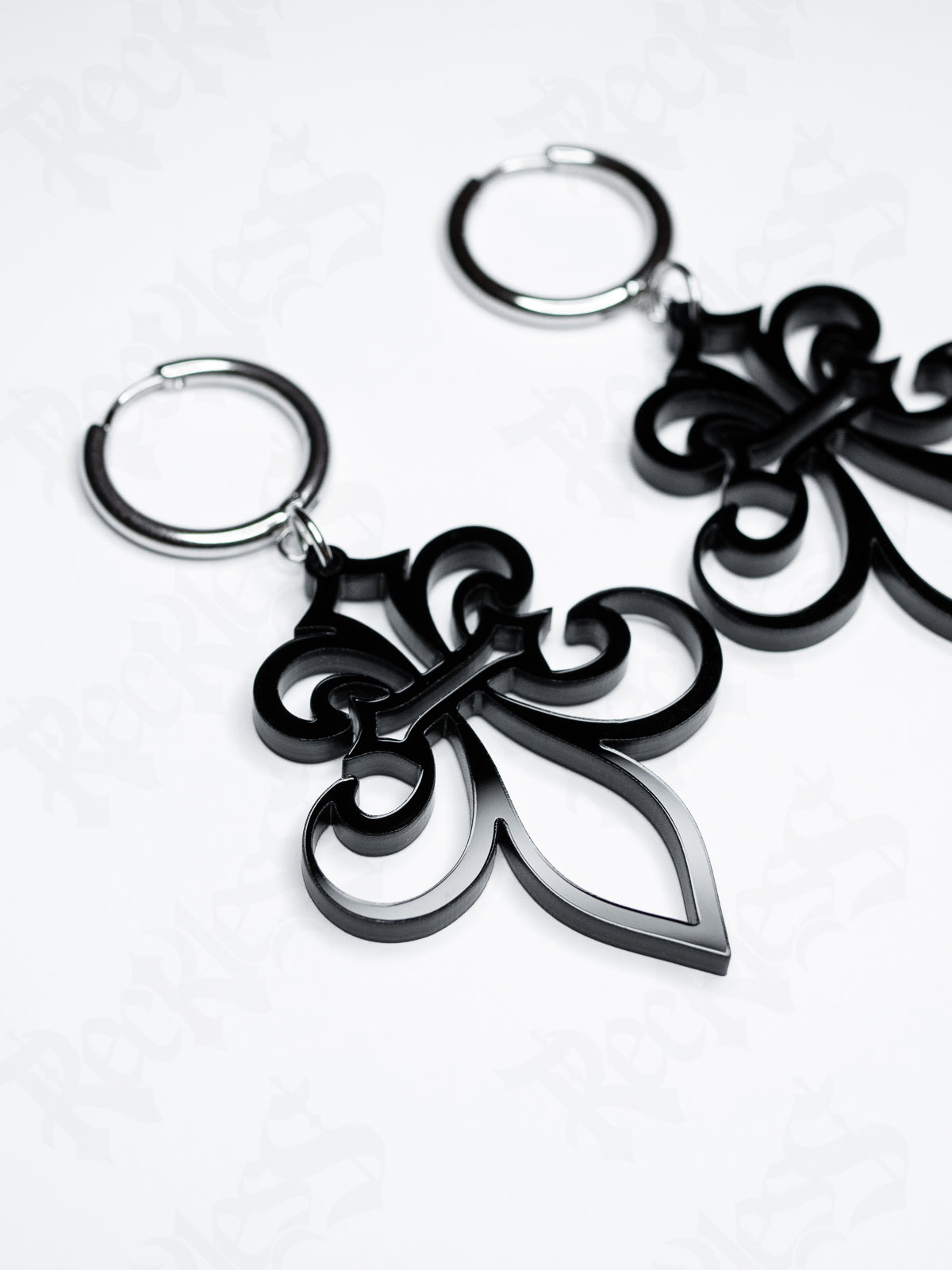 Boucles d'oreilles Fleur de lys