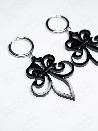 Boucles d'oreilles Fleur de lys