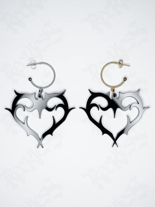 Heart earrings