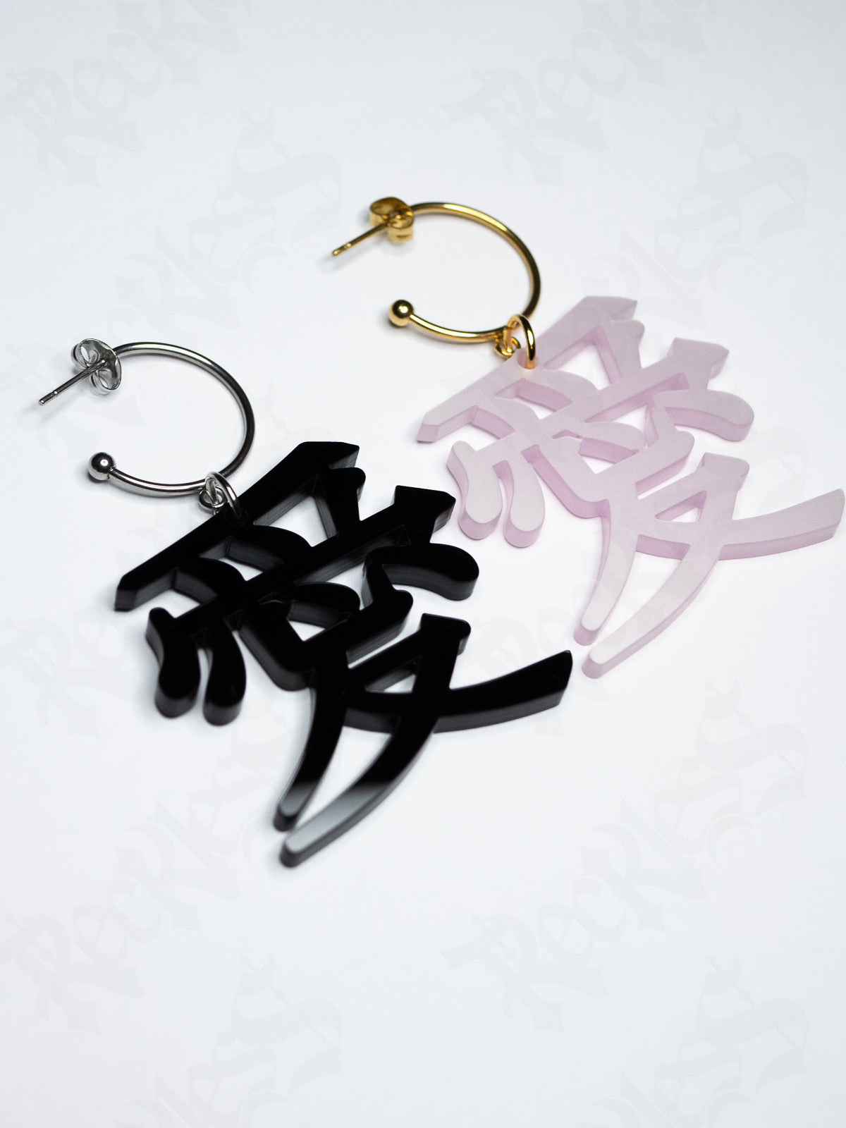 Kanji earrings