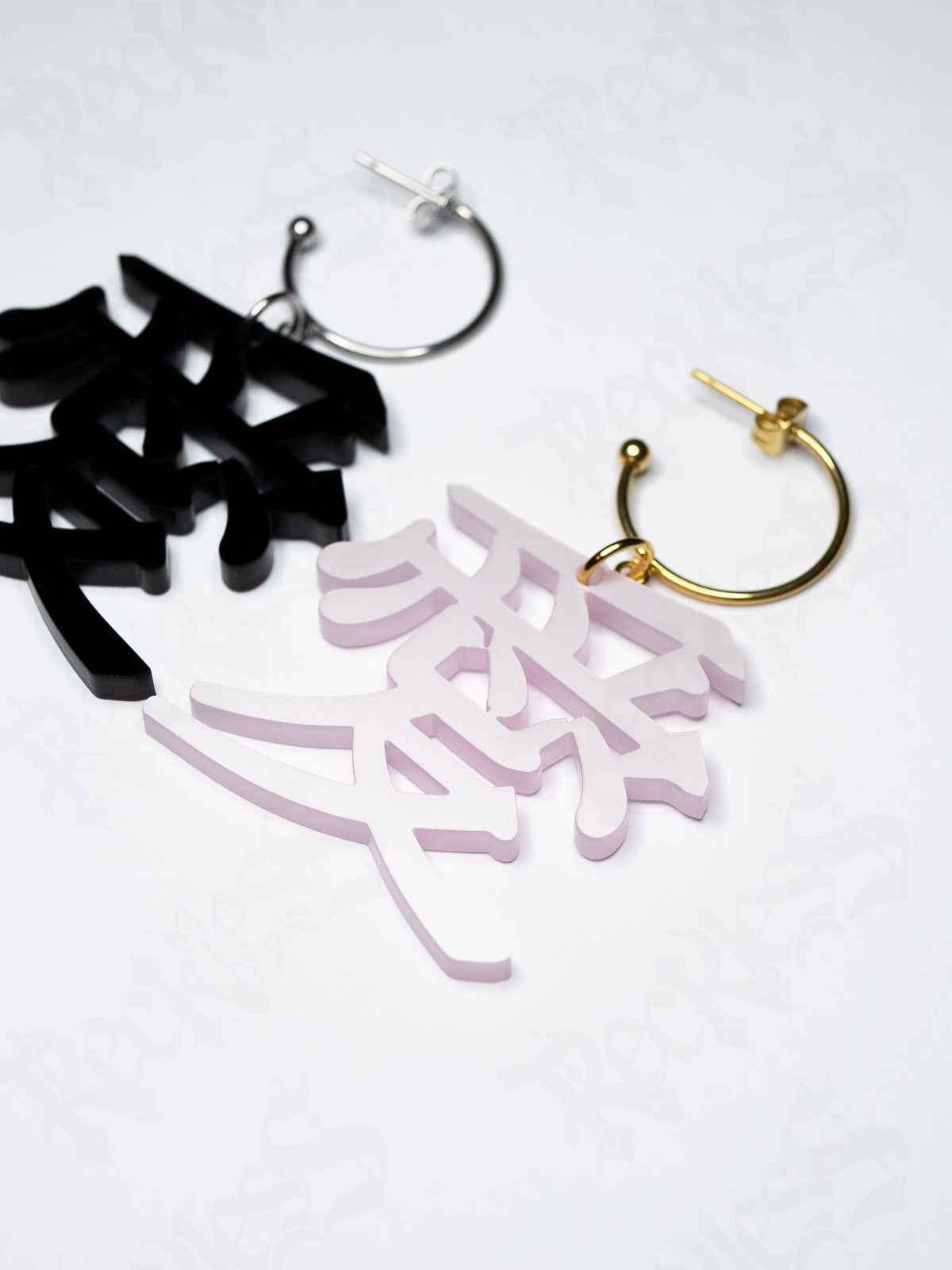 Kanji earrings