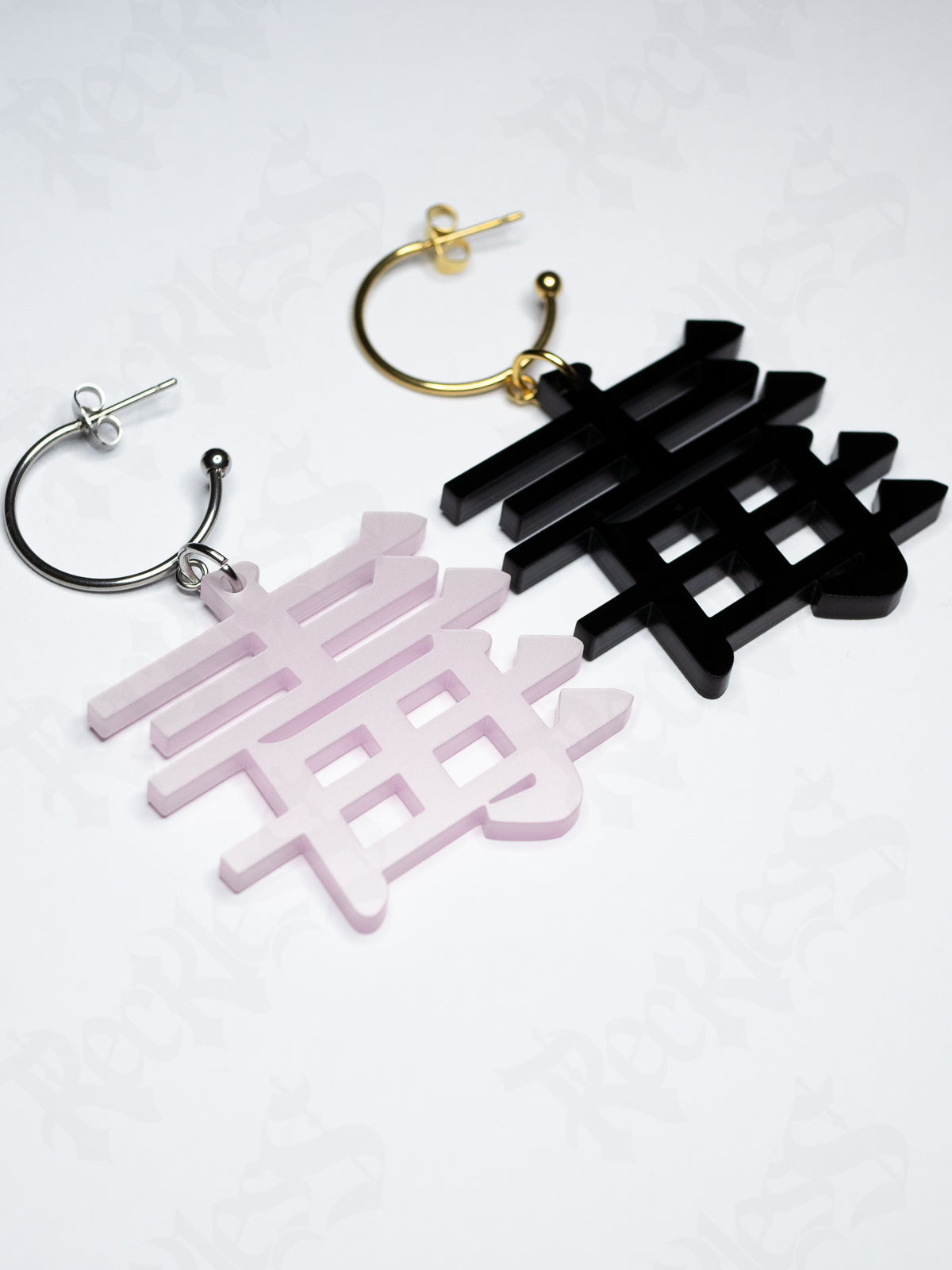 Kanji earrings