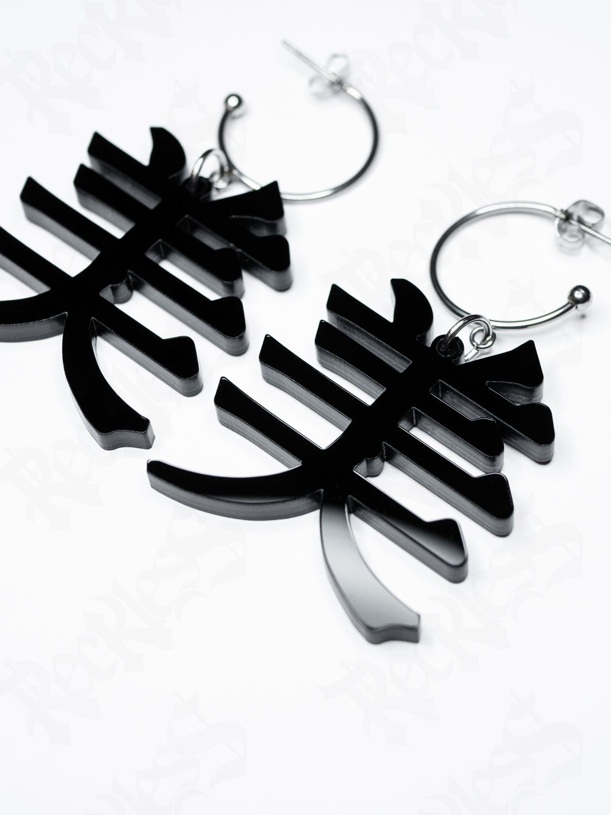 Kanji earrings