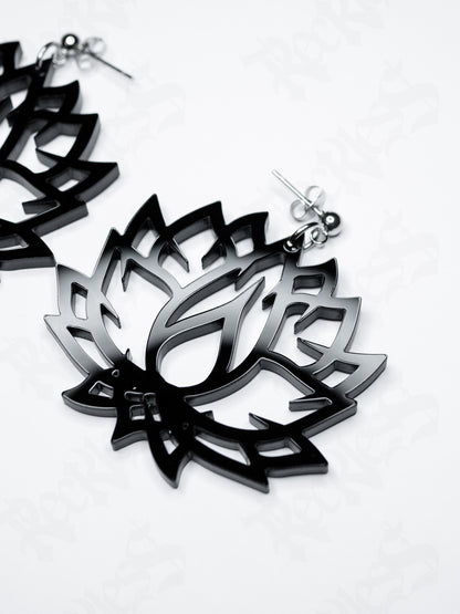 Lotus earrings