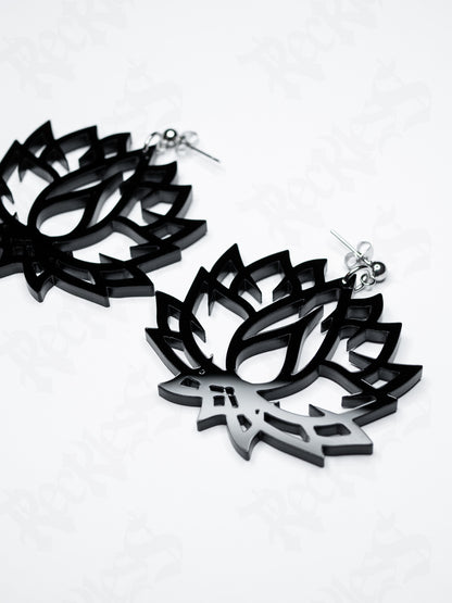 Lotus earrings