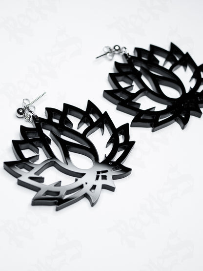 Lotus earrings