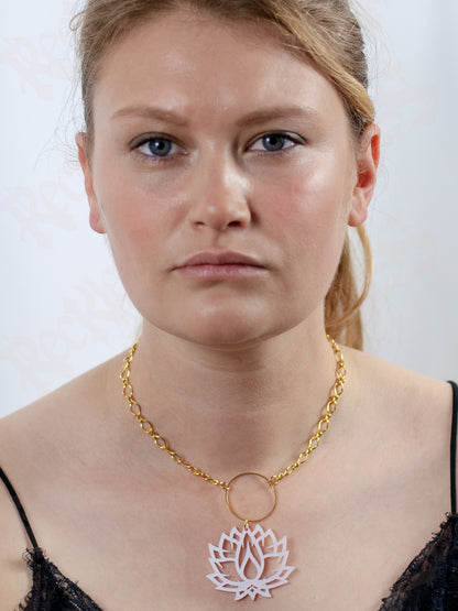 Lotus necklace