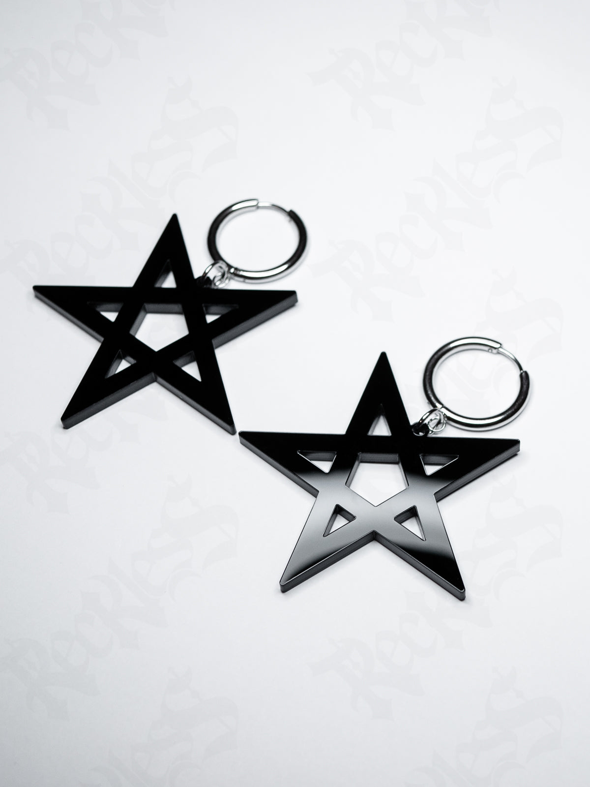 Pentagram earrings