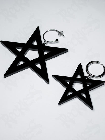 Pentagram earrings