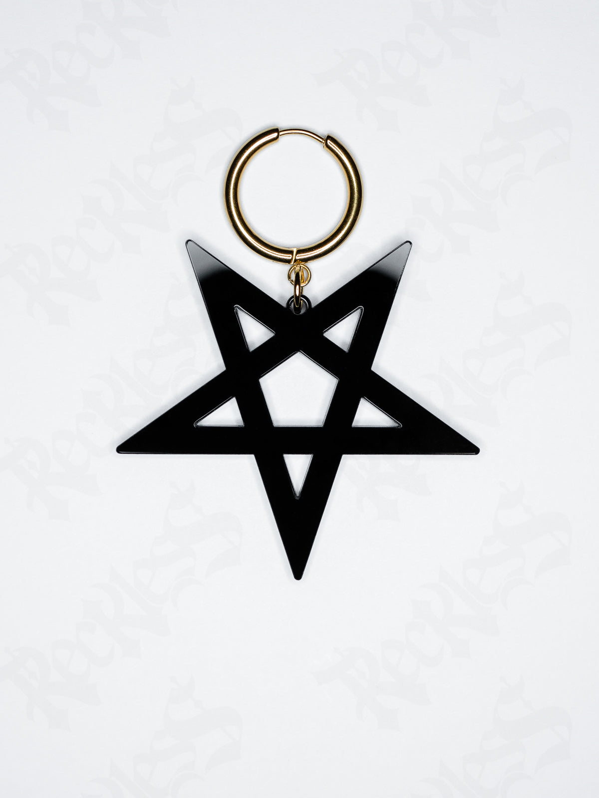 Pentagram earrings