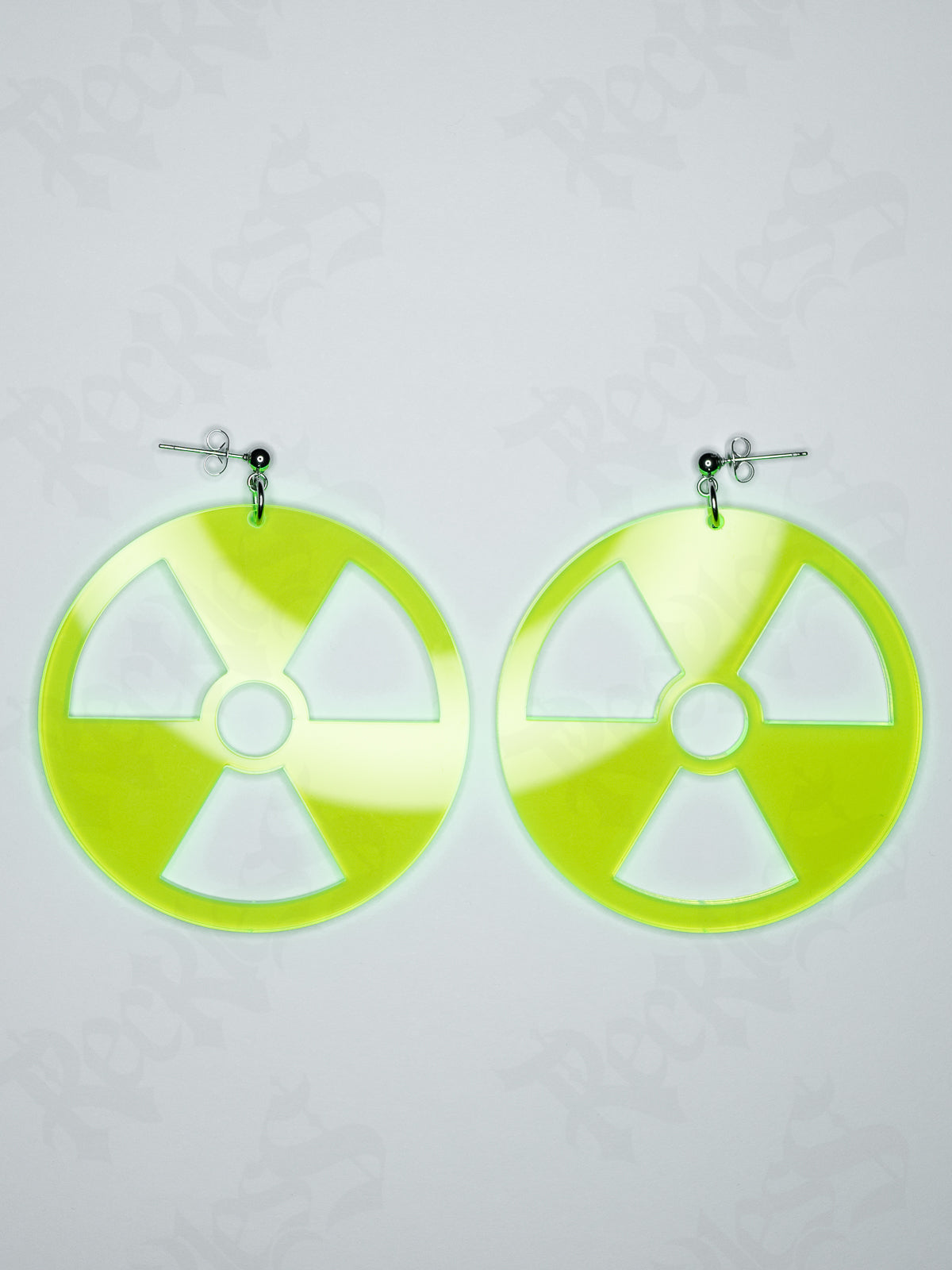 Radioactive earrings