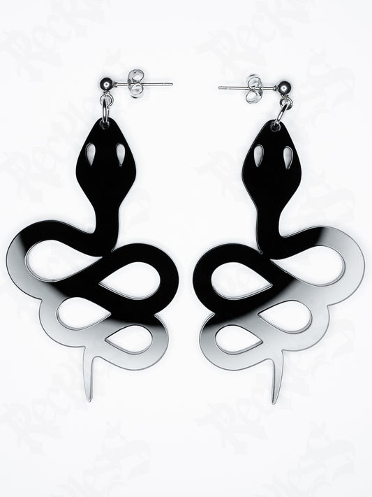 Snake earrings