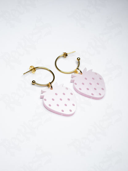 Strawberry earrings