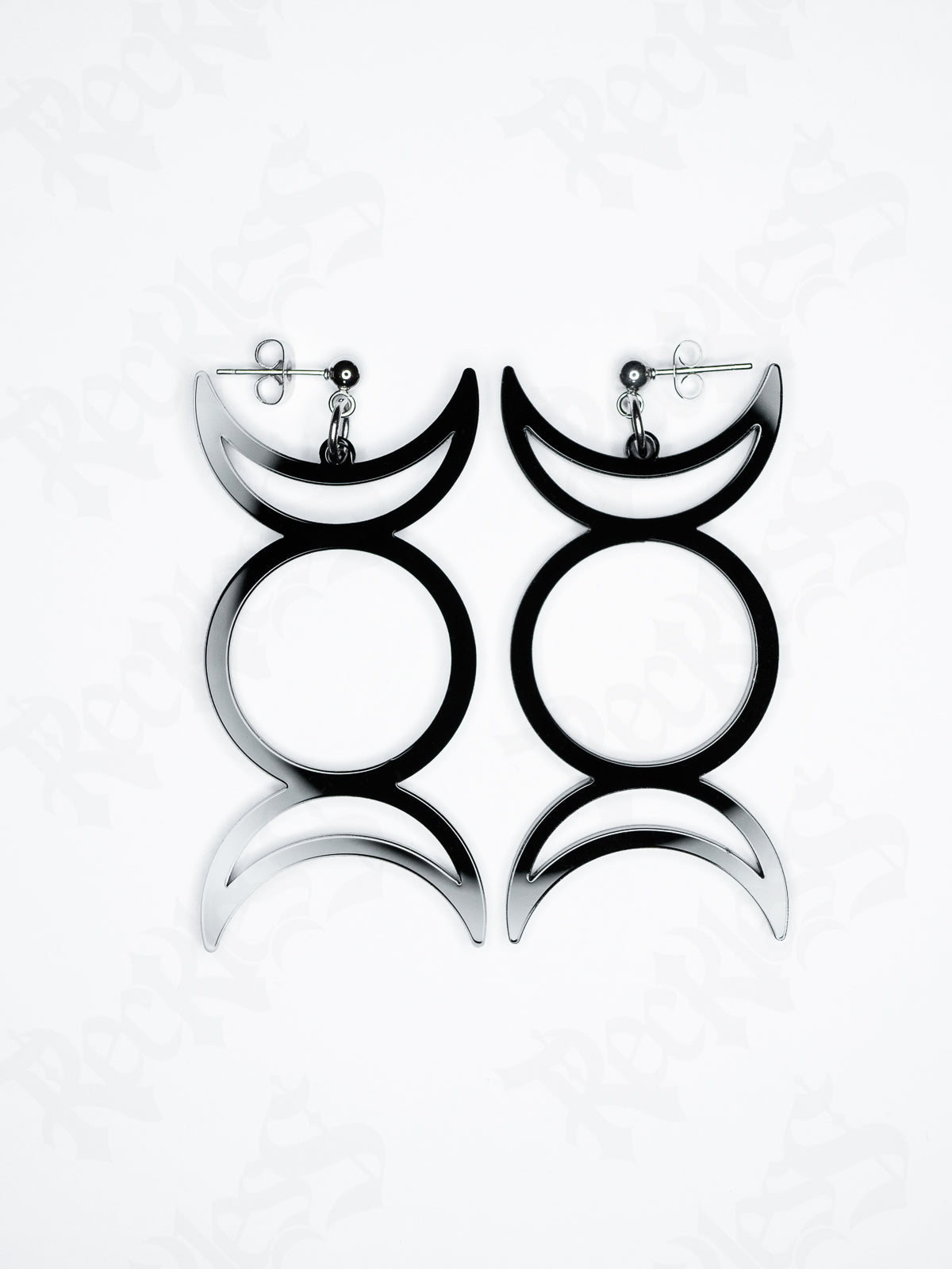 Triple Moon earrings