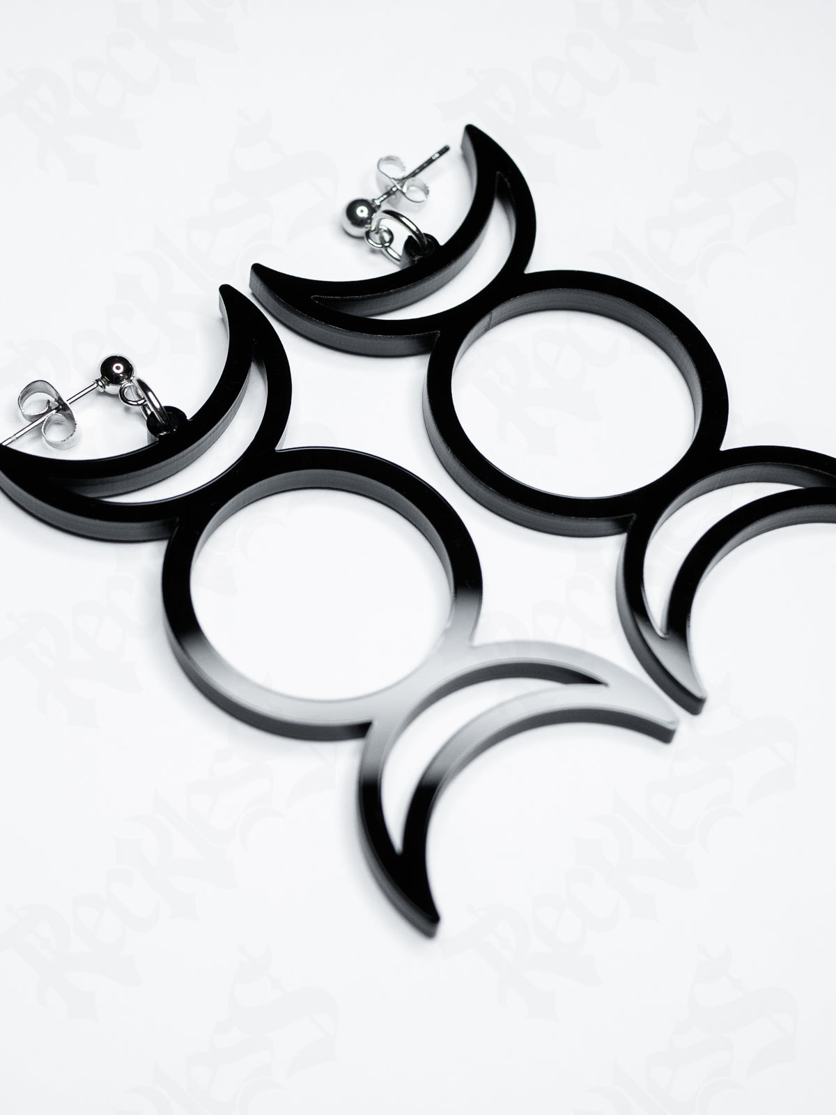 Triple Moon earrings
