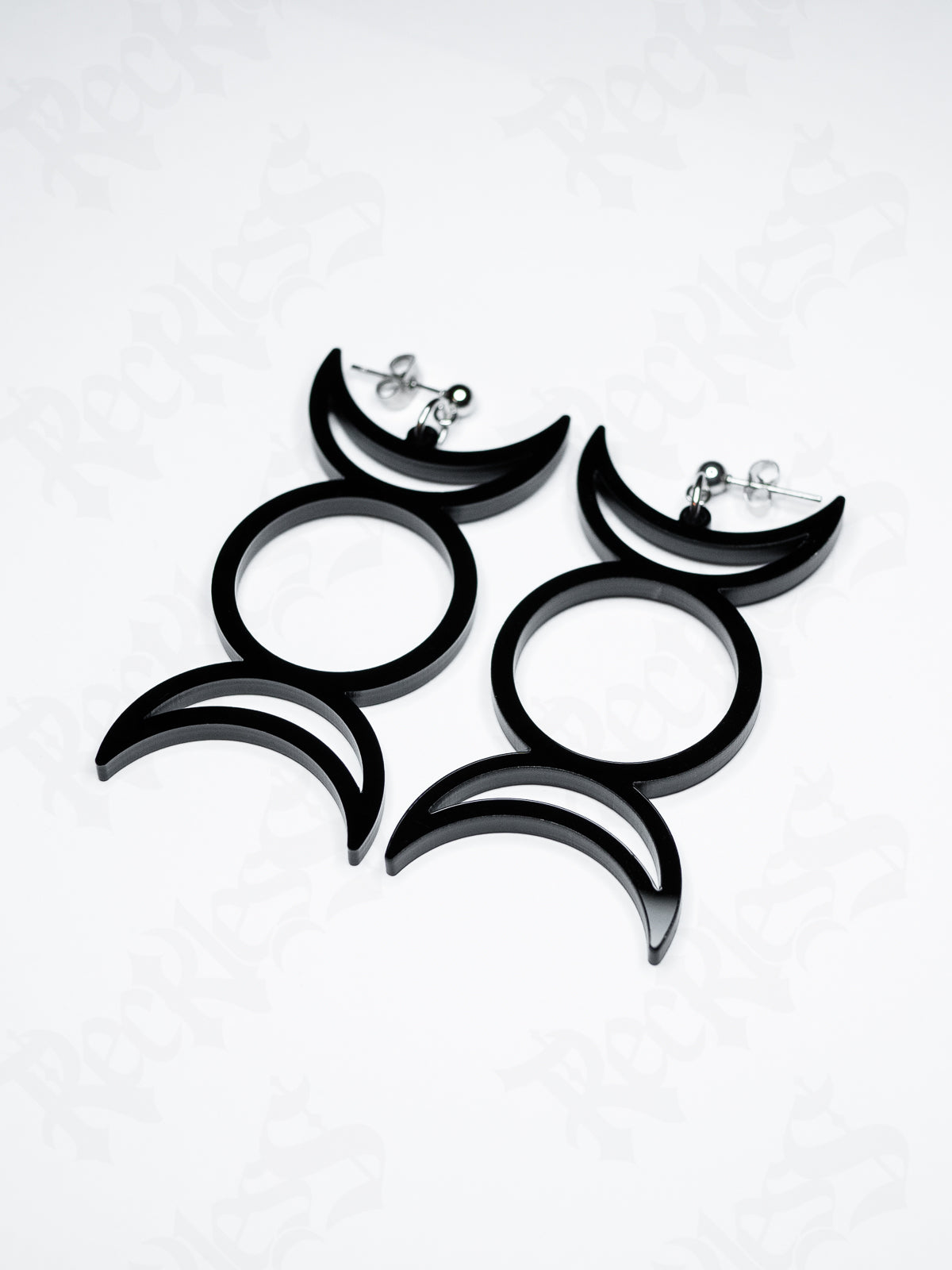 Triple Moon earrings