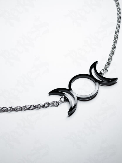 Triple Moon necklace