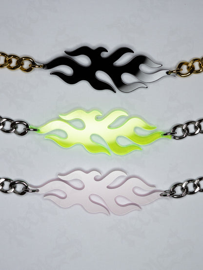 Flames necklace