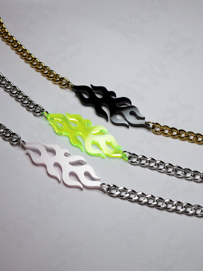 Flames necklace