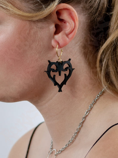 Heart earrings